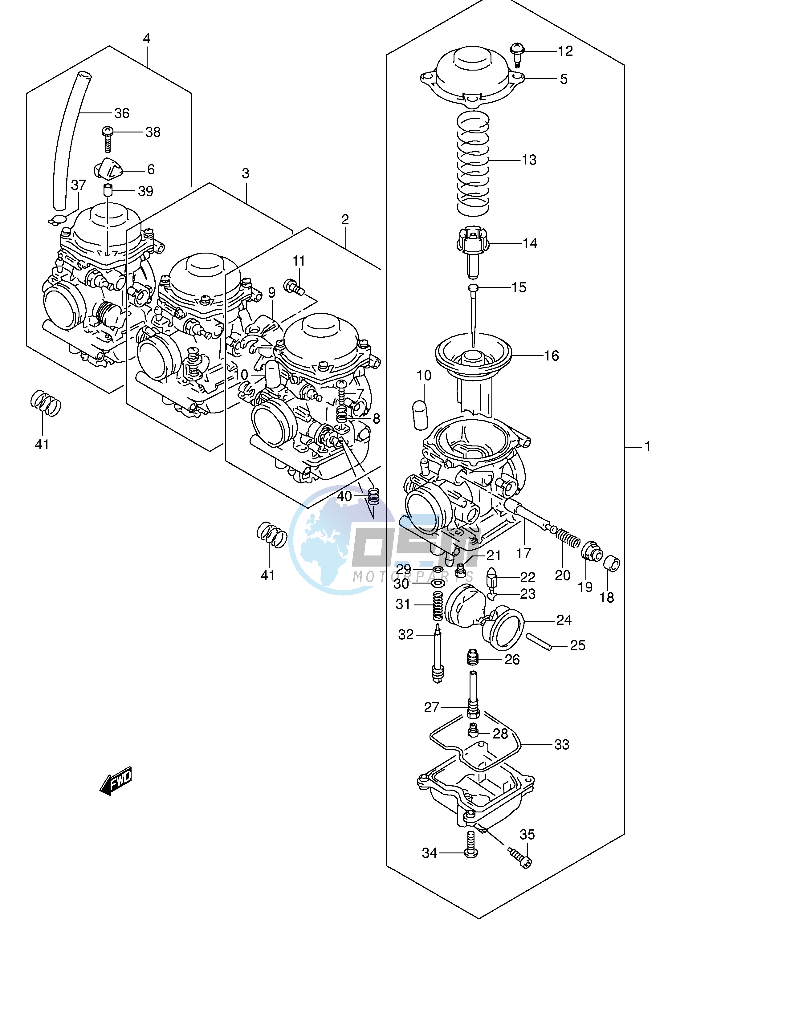 CARBURETOR (MODEL K4)