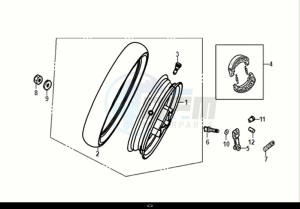 JET 14 50 (XC05W2-EU) (E5) (M1) drawing REAR WHEEL