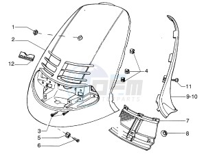 Hexagon 125 LX4 drawing Front shield