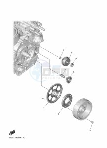 YZF690 YZF-R7 (BEBG) drawing STARTER