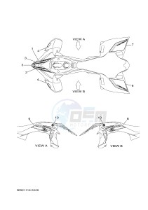 YFZ450R YFZ45YSXH (BW22) drawing GRAPHICS