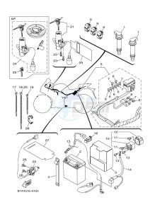 YZF320-A YZF-R3 (B2X3) drawing ELECTRICAL 1