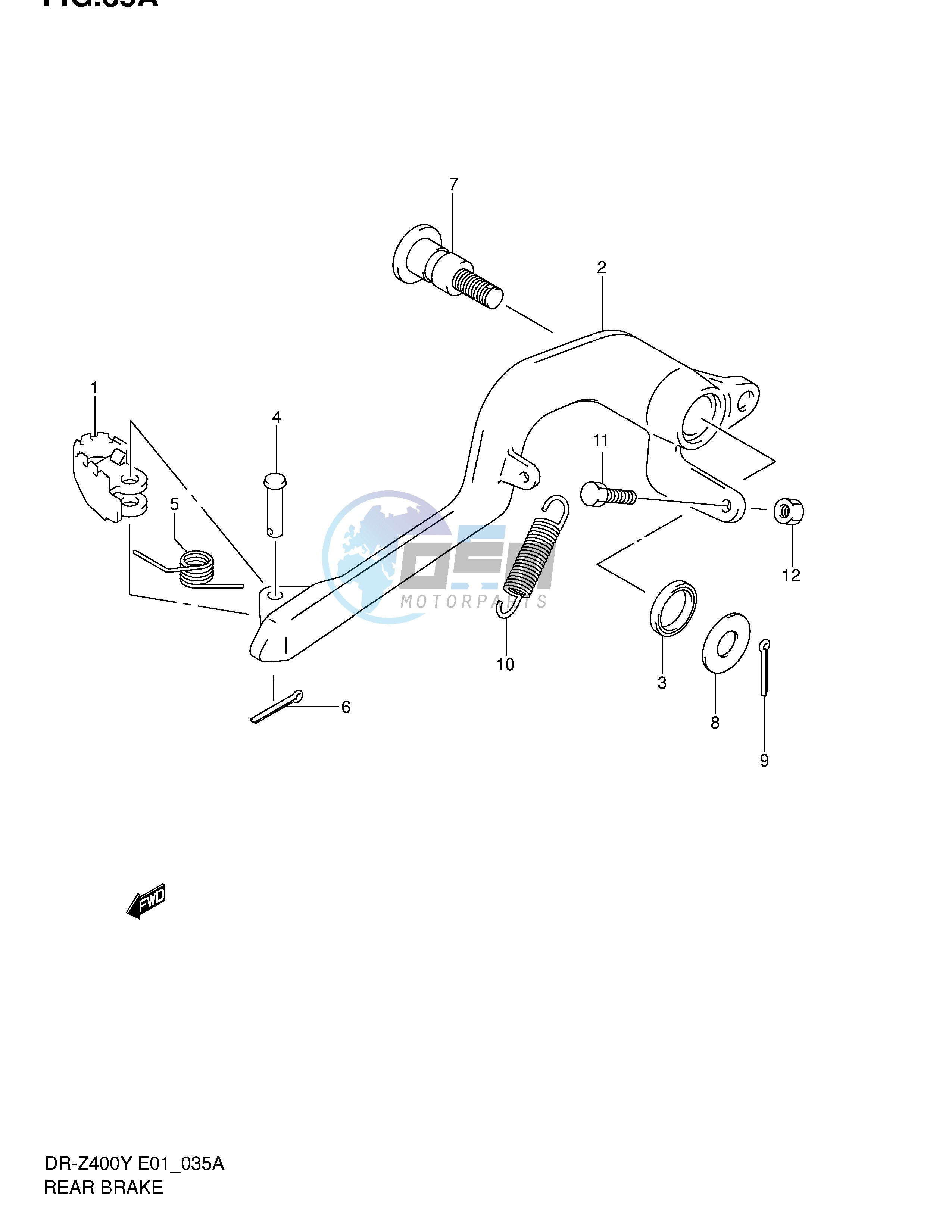 REAR BRAKE (DR-Z400E E24)