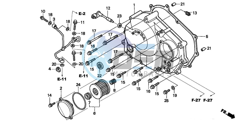 RIGHT CRANKCASE COVER