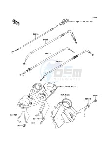 VERSYS KLE650CEF XX (EU ME A(FRICA) drawing Cables