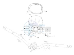 Liberty 125 4t 2v e3 drawing Meter combination - Cruscotto