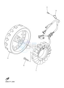 XVS1300A MIDNIGHT STAR (1CS9) drawing GENERATOR