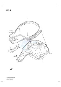 UH200G BURGMAN EU drawing HELMET BOX