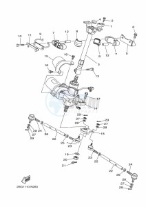 YFM700FWAD GRIZZLY 700 EPS (BFE8) drawing STEERING