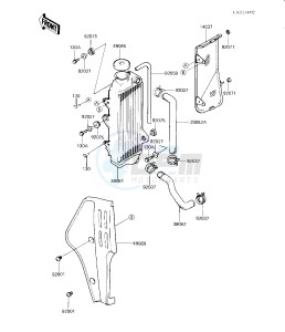 KX 125 B [KX125] (B1-B2) [KX125] drawing RADIATOR