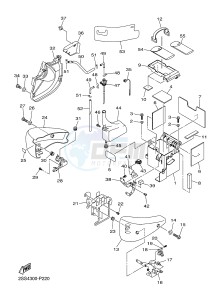 XVS1300CU XVS1300 CUSTOM XVS1300 CUSTOM (2SS4) drawing SIDE COVER