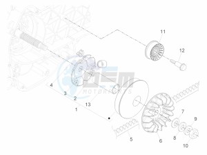 GTS 300 ie Super ABS (USA) (AU, HK) drawing Driving pulley