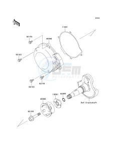 KVF 360 B [PRAIRIE 360] (B6F-B9F) B6F drawing RECOIL STARTER