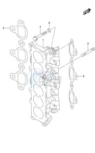 DF 250AP drawing Intake Manifold