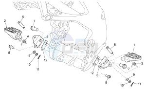 RXV 450-550 drawing Foot rests