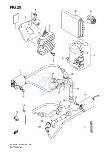 DL650 (E3-E28) V-Strom drawing ELECTRICAL (MODEL K7)