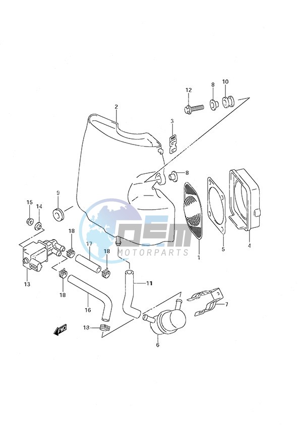 Silencer S/N 680001 to 681711