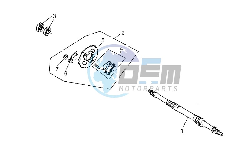 Rear axle