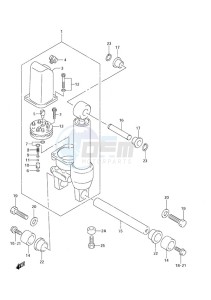 DF 25 drawing Power Tilt Remote Control w/Power Tilt