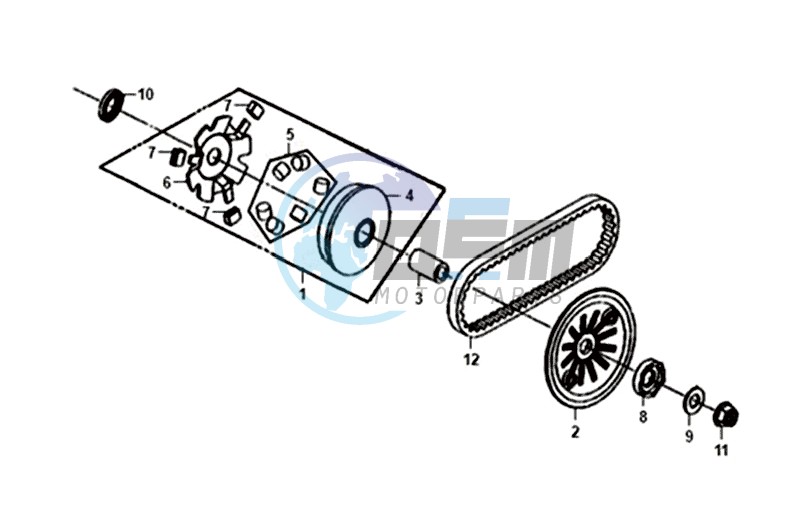 MOVABLE FLANGE / V-BELT