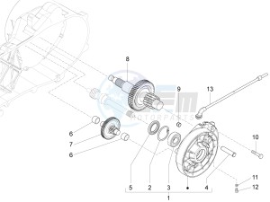 PRIMAVERA 50 4T 4V NOABS E2 (NAFTA) drawing Reduction unit