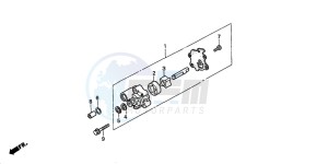 TRX450S drawing OIL PUMP