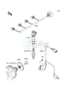 Z750 ZR750L8F GB XX (EU ME A(FRICA) drawing Ignition System