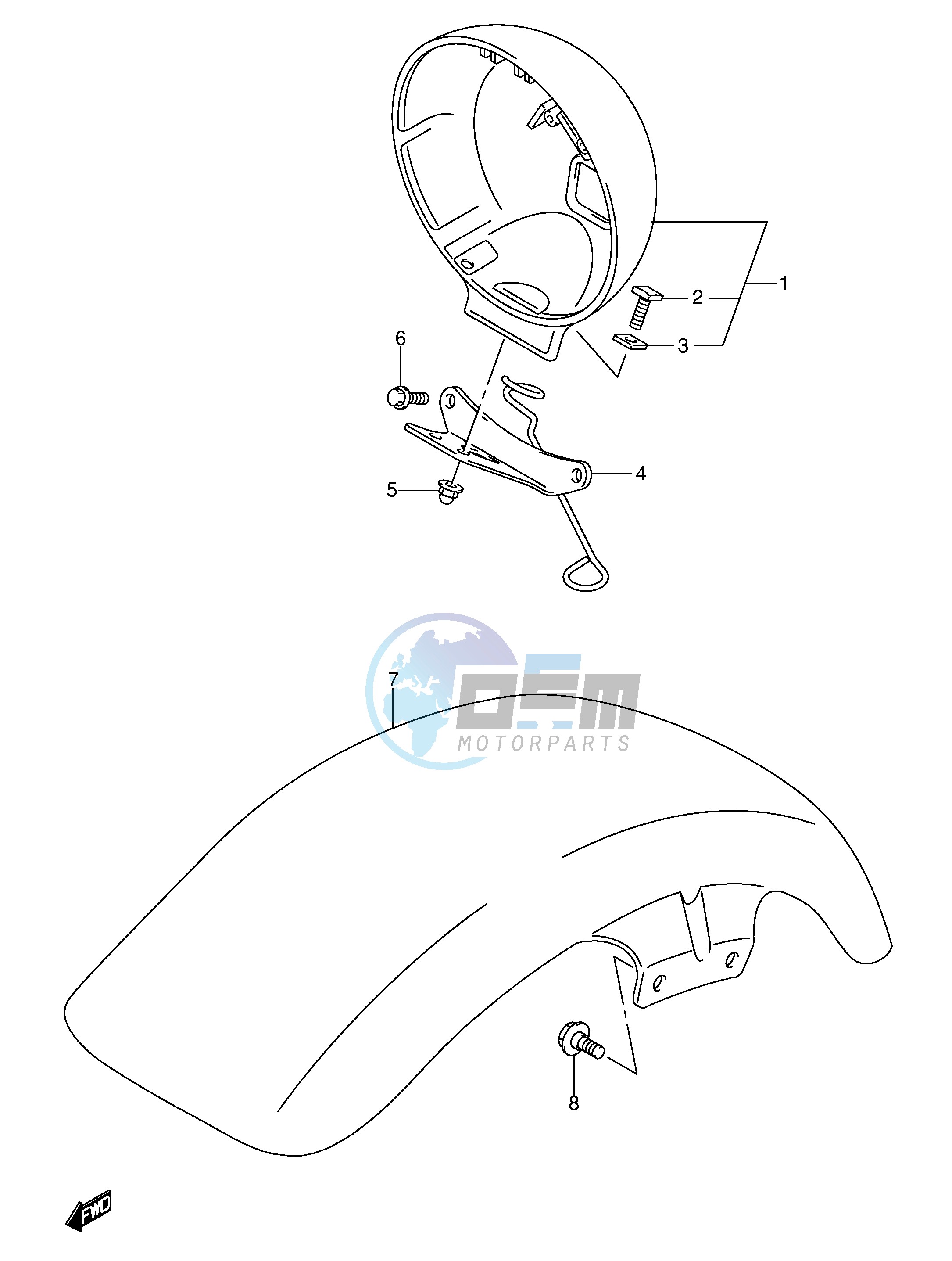 HEADLAMP HOUSING