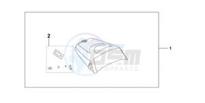 CBF1000A F / CMF drawing SEAT COWL*NHA48M*