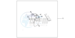 GL1500SE GOLDWING SE drawing FRONT FENDER TRIM