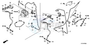 SH300B drawing RR. BRAKE HOSE/BRAKE PIPE