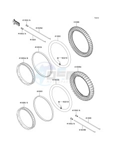 KLX 110 A (A1-A4) drawing WHEELS_TIRES