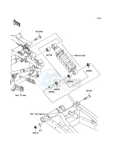 ER-6n ABS ER650B8F GB XX (EU ME A(FRICA) drawing Suspension/Shock Absorber