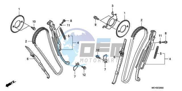 CAM CHAIN/TENSIONER