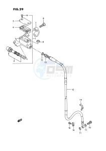 RM125 (E3) drawing FRONT MASTER CYLINDER