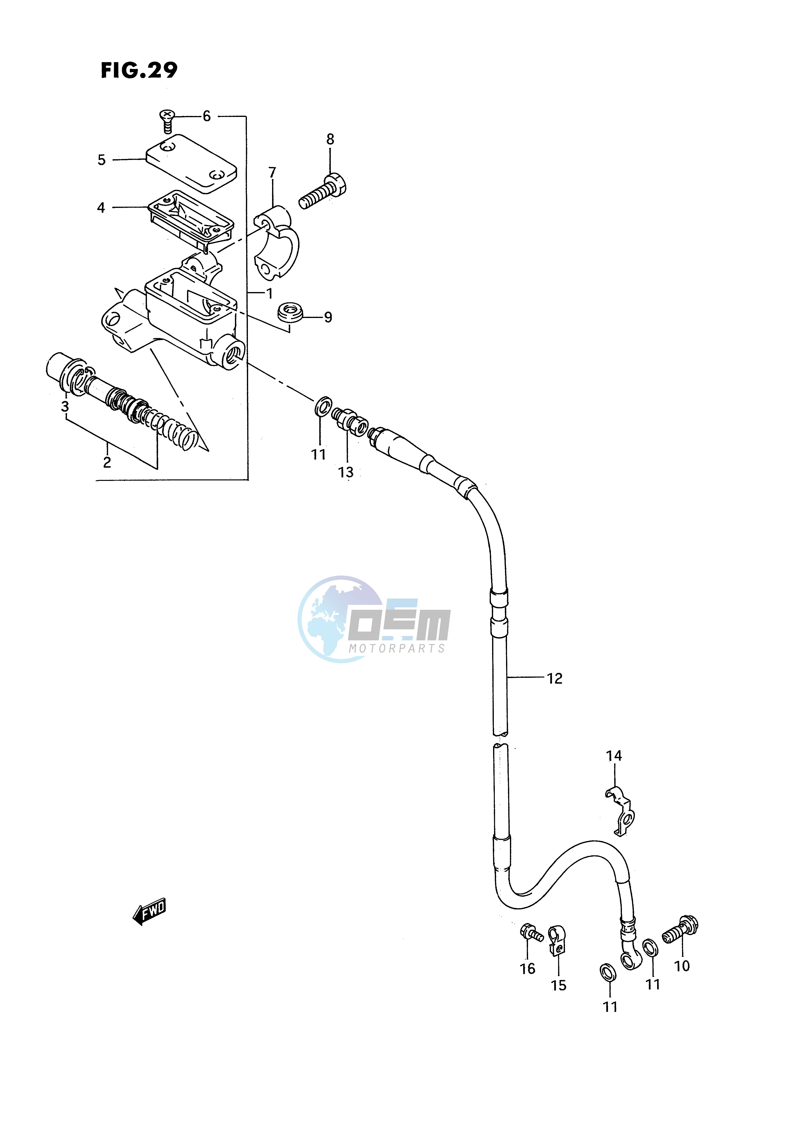 FRONT MASTER CYLINDER