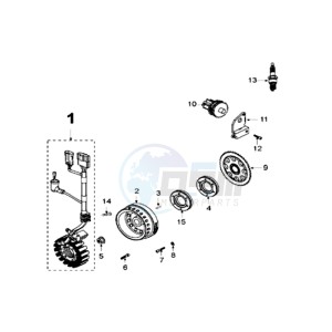 SAT 500 drawing IGNITION PART