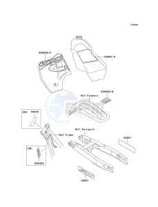 KX 500 E [KX500] (E10-E14) [KX500] drawing LABELS-- KX500-E11- -