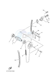 YFM350R YFM350RD RAPTOR 350 (10PA) drawing CAMSHAFT & CHAIN