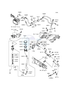 ZZR1400 ABS ZX1400FFFA FR GB XX (EU ME A(FRICA) drawing Rear Master Cylinder