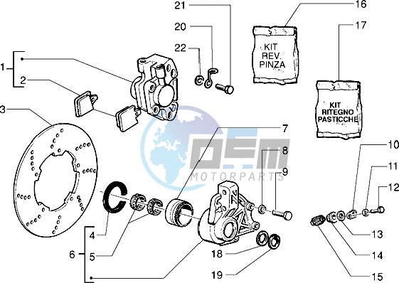 Brake caliper - Brake disc