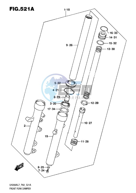 FRONT FORK DAMPER