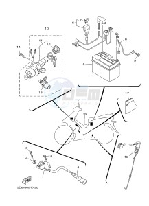 T135 T135FI CRYPTON X (5D67) drawing ELECTRICAL 1