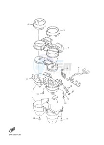 XJR1300C XJR 1300 (2PN3) drawing METER