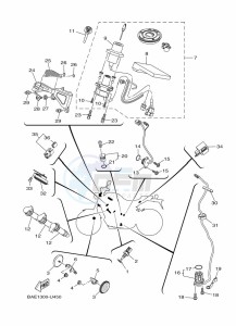 XSR900 MTM850 (BAE1) drawing ELECTRICAL 2