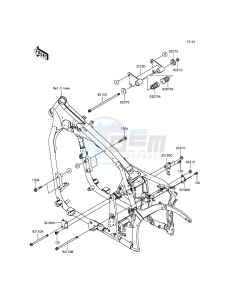 VULCAN 900 CLASSIC VN900BGF GB XX (EU ME A(FRICA) drawing Engine Mount