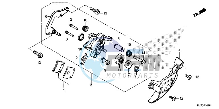 PARKING BRAKE CALIPER