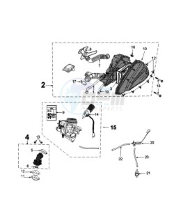 TWEET A YO N drawing CARBURETTOR