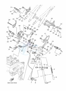 XSR900 MTM850 (BAEE) drawing STAND & FOOTREST