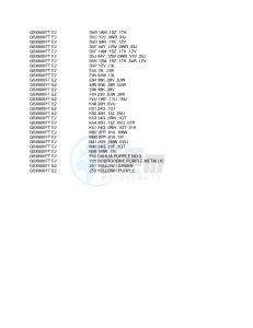 GSX600F (E2) Katana drawing * COLOR CHART *